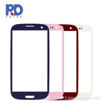 Mobile Phone Accessories Original Quality Front Glass Lens for Samsung S3 I9300